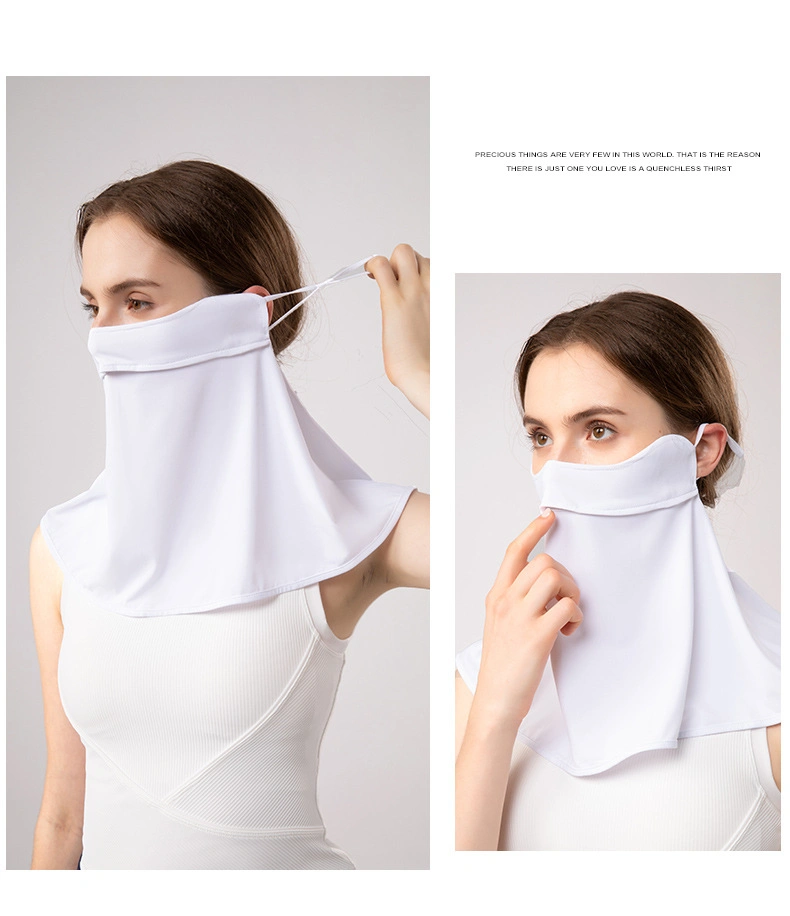 Neck Cover Ice Silk Sunscreen Face Mask