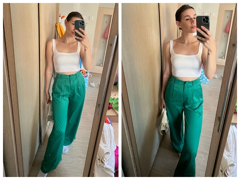 Women Loose Casual Apparel Long Trousers Ladies High Waist Wide Leg Bottom Women Pants