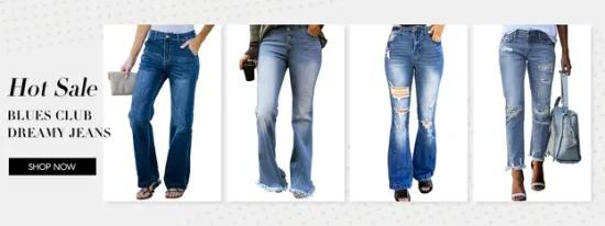 2022 Neue blaue zerrissene Damen-Jeans mit zerrissenen Löchern, Stretch, hohe Taille, Damen-Denim, Damenjeans